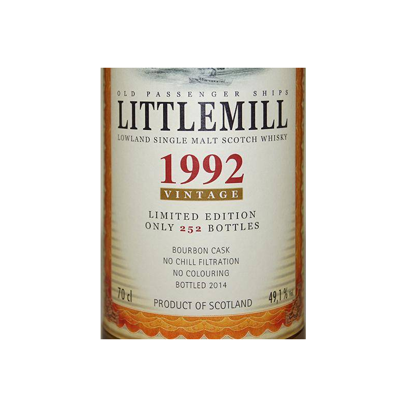 Littlemill 1992 22 Years Single Malt Whisky 3