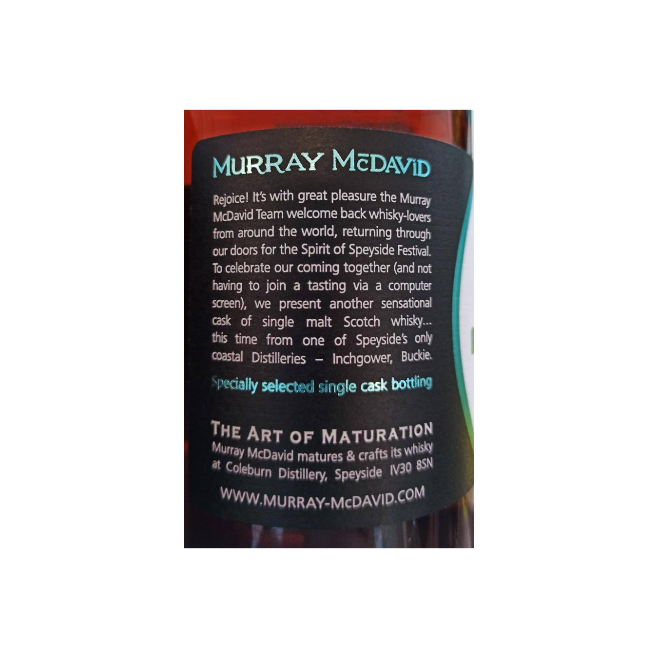 Inchgower 2016 5 Years Single Malt Whisky 3