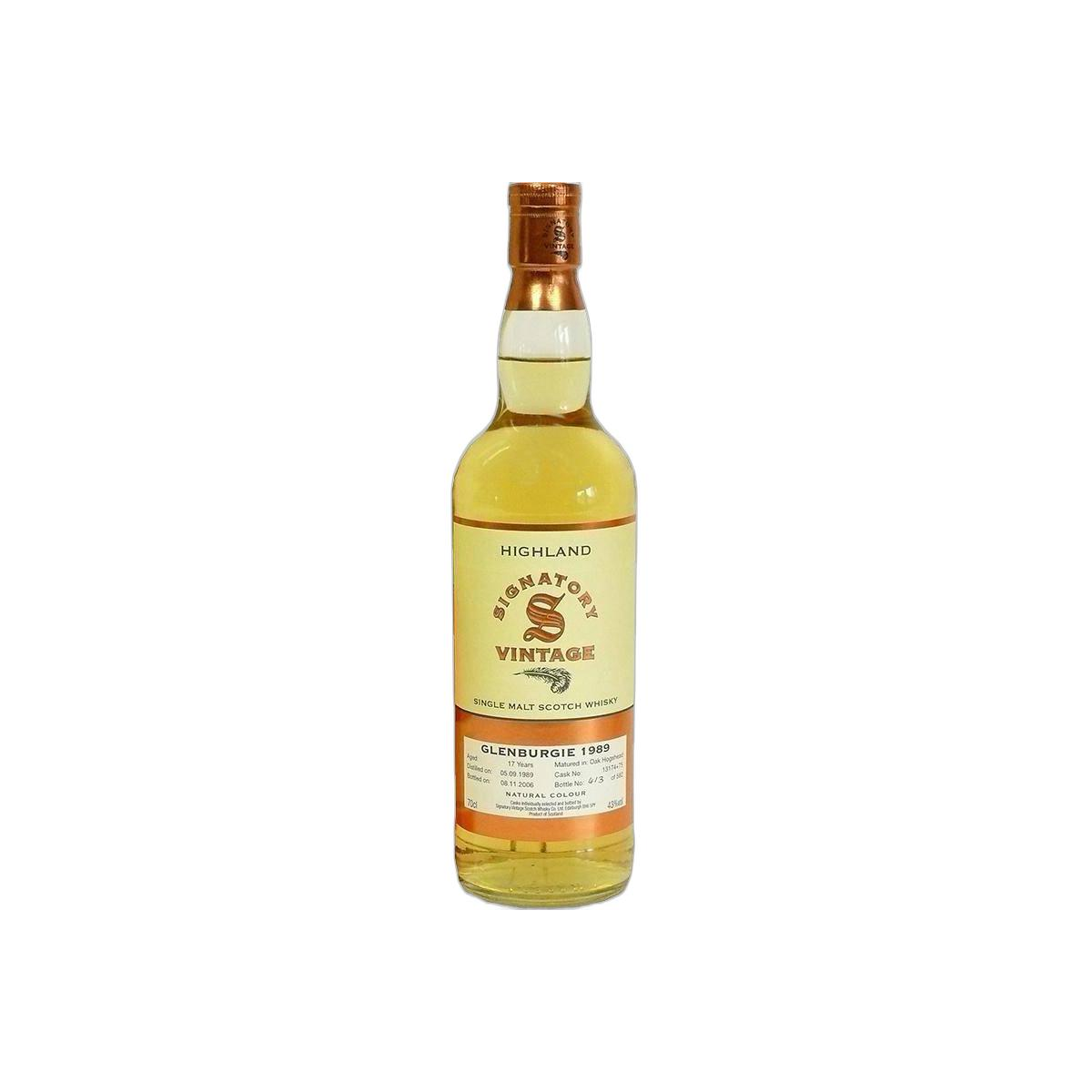 Glenburgie Vintage Collection 1989 17 Years Single Malt Whisky