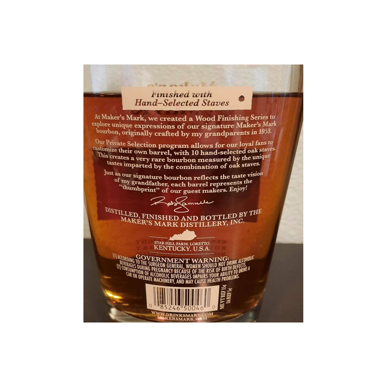 Maker's Mark Bourbon Whisky