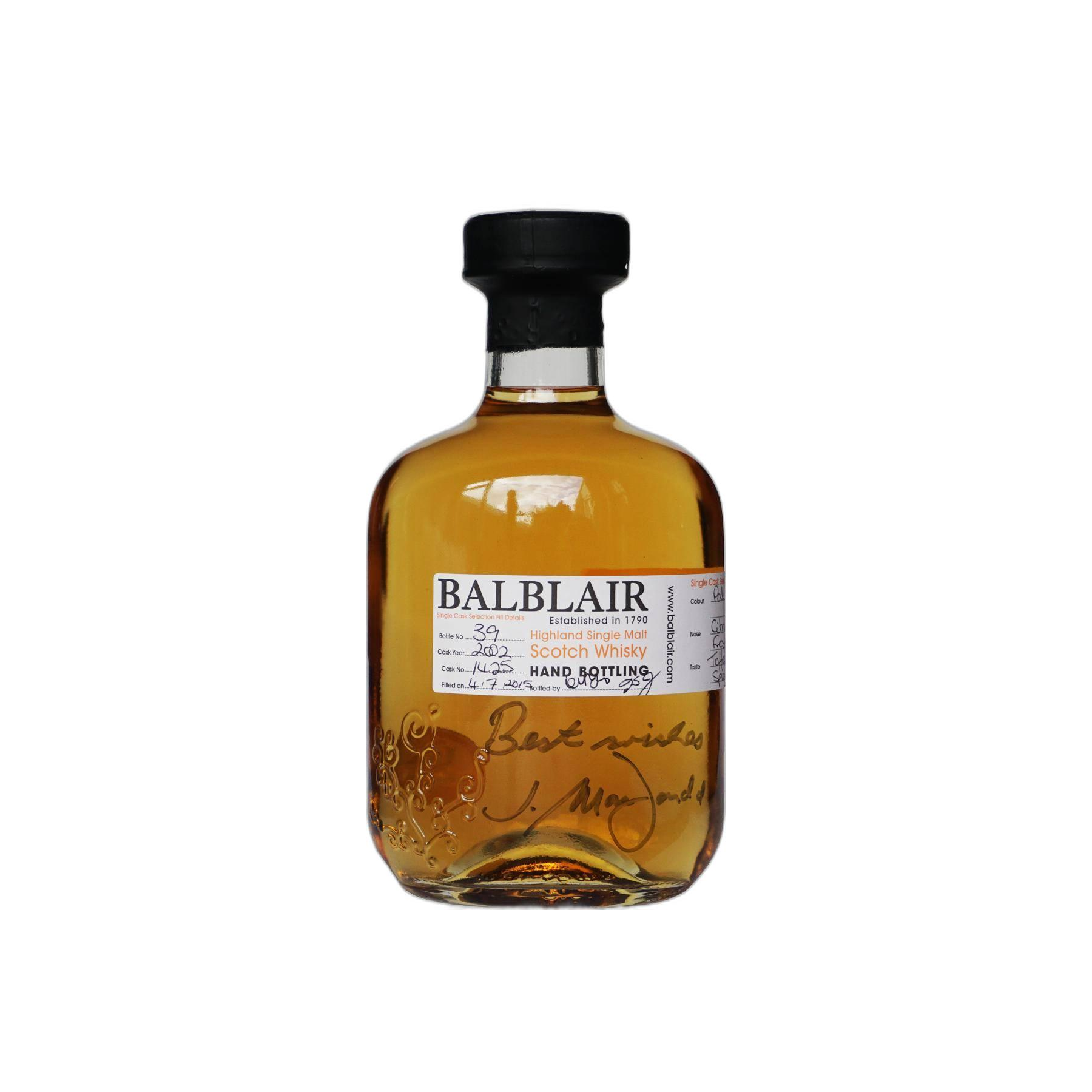 Balblair 2002 13 Years Single Malt Whisky