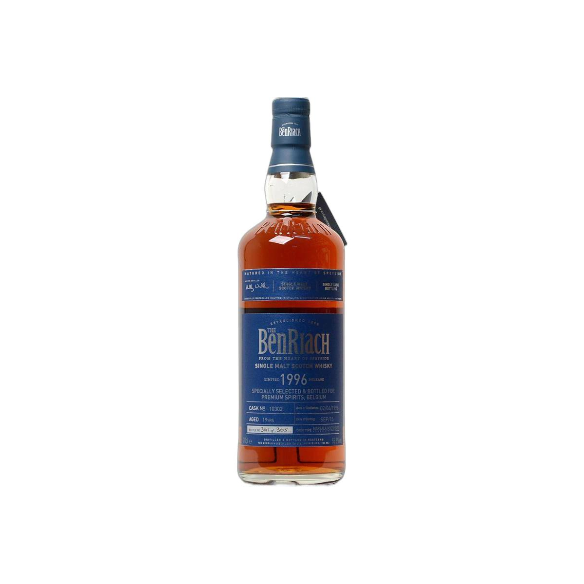 BenRiach Individual Cask Bottling 1996 19 Years Single Malt Whisky