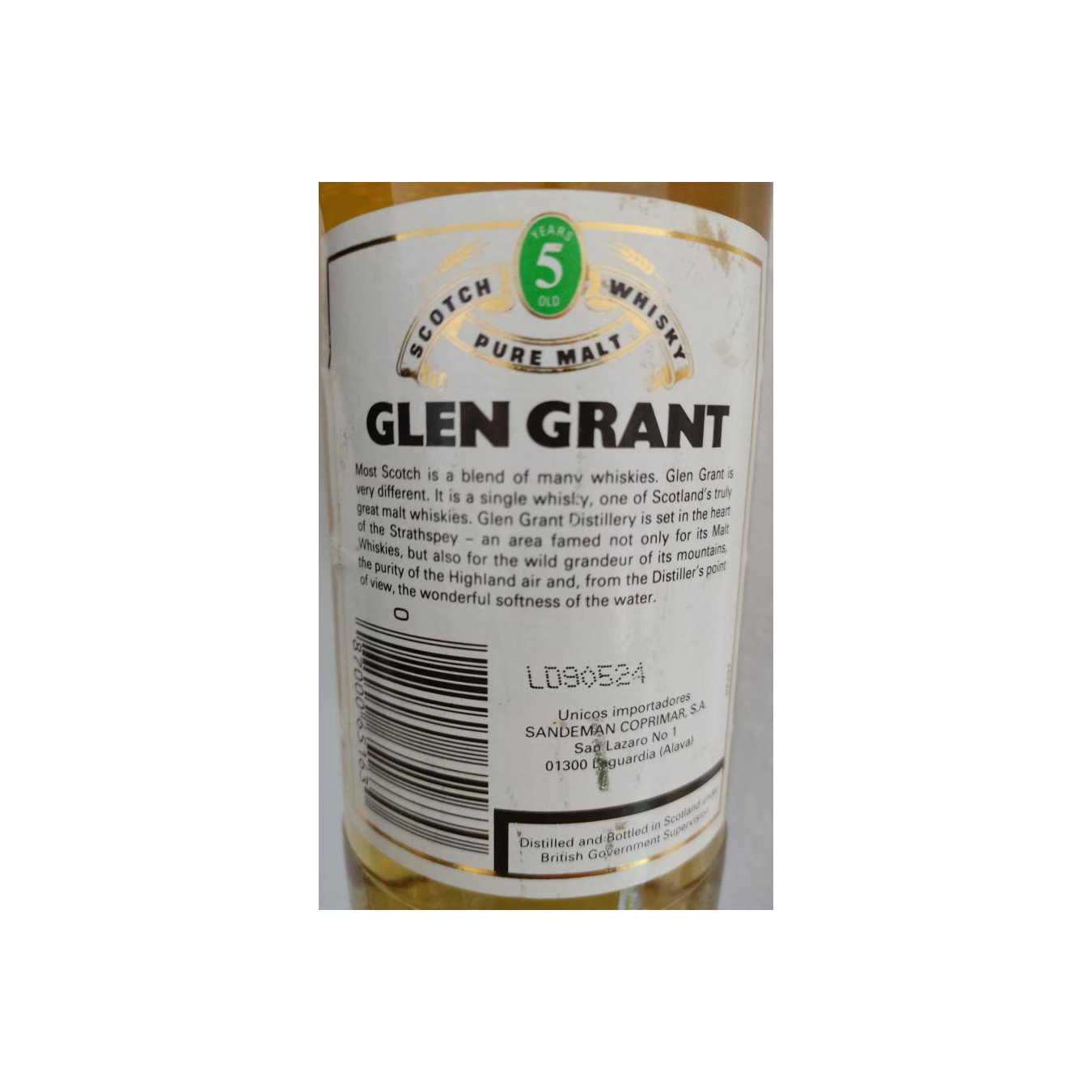 Glen Grant 1989 5 Years Single Malt Whisky 3