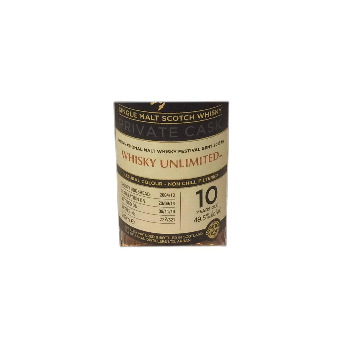 Arran Private Cask 2004 10 Years Single Malt Whisky 3