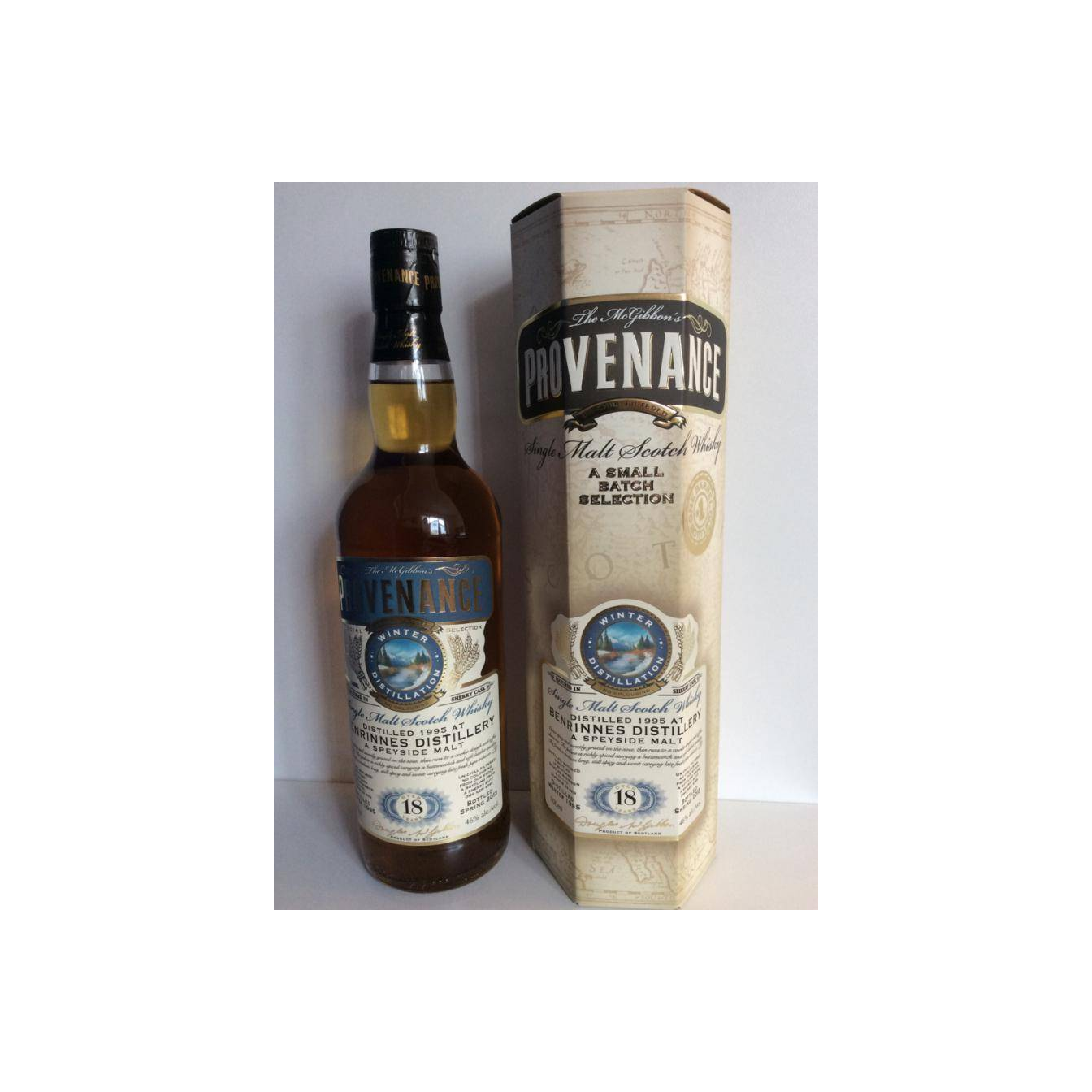 Benrinnes McGibbon's Provenance 1995 18 Years Single Malt Whisky 2