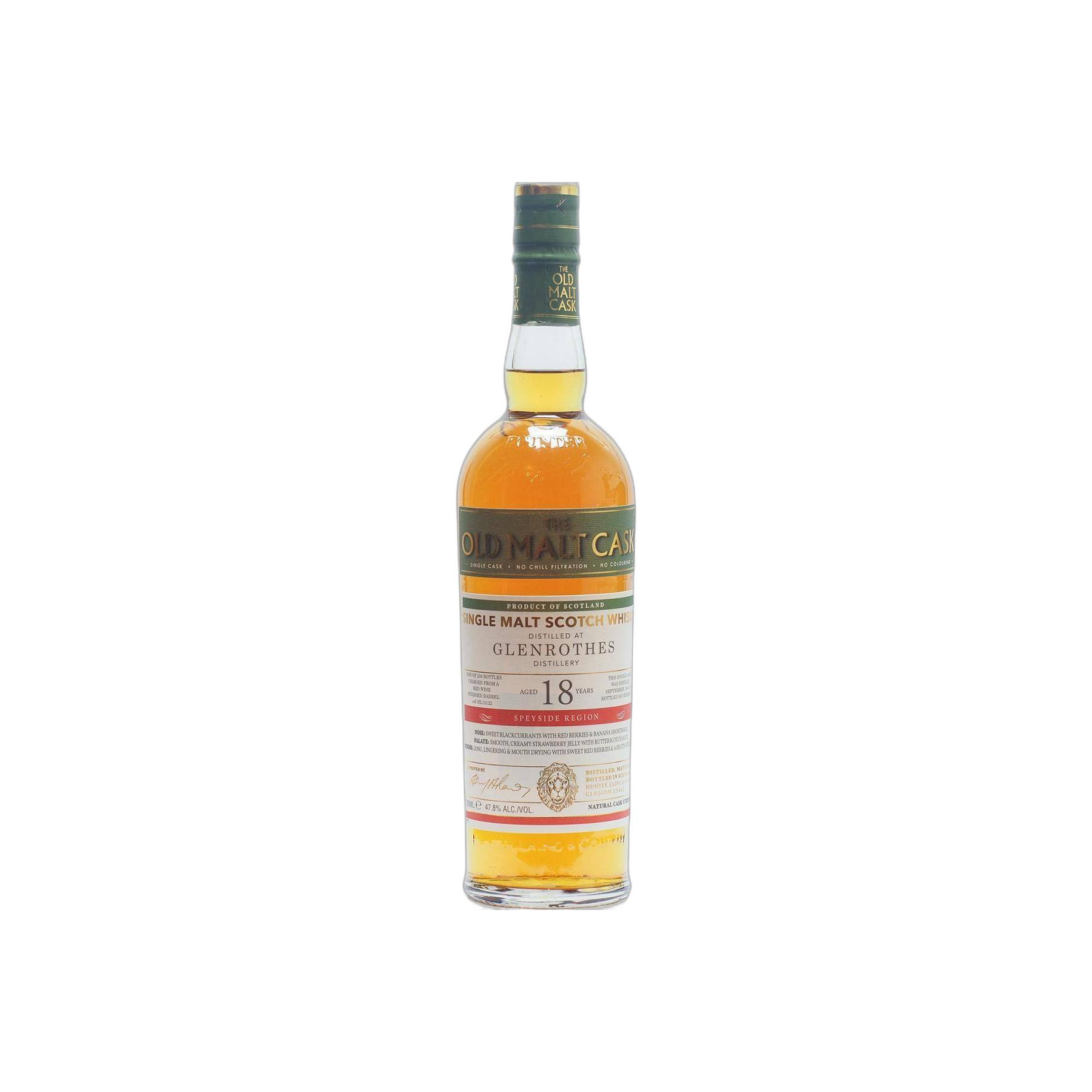 The Glenrothes Old Malt Cask 1997 18 Years Single Malt Whisky