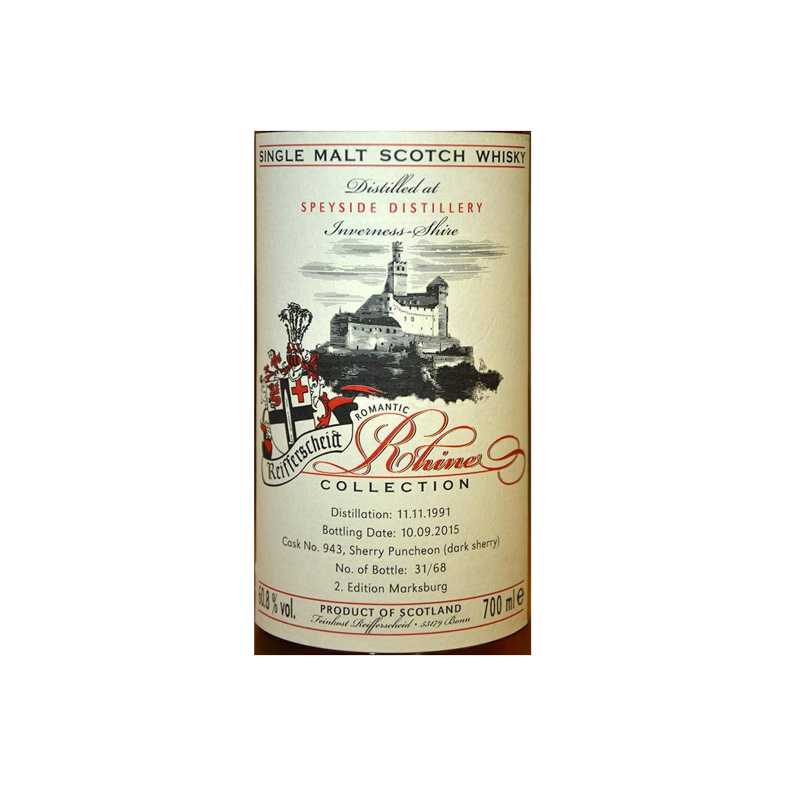 Spey 1991 23 Years Single Malt Whisky