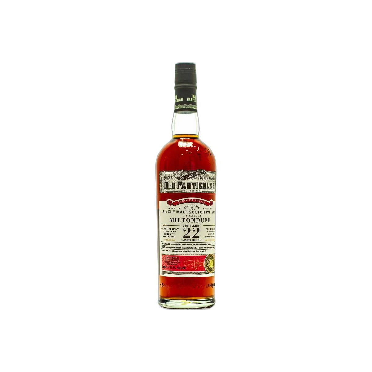 Miltonduff Old Particular 1992 22 Years Single Malt Whisky