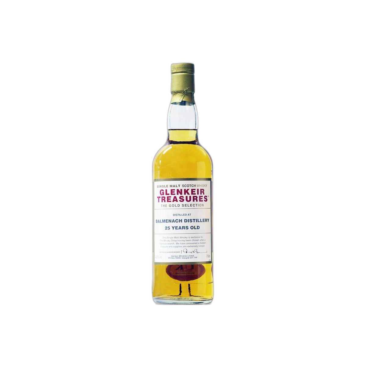 Balmenach 25 Years Single Malt Whisky