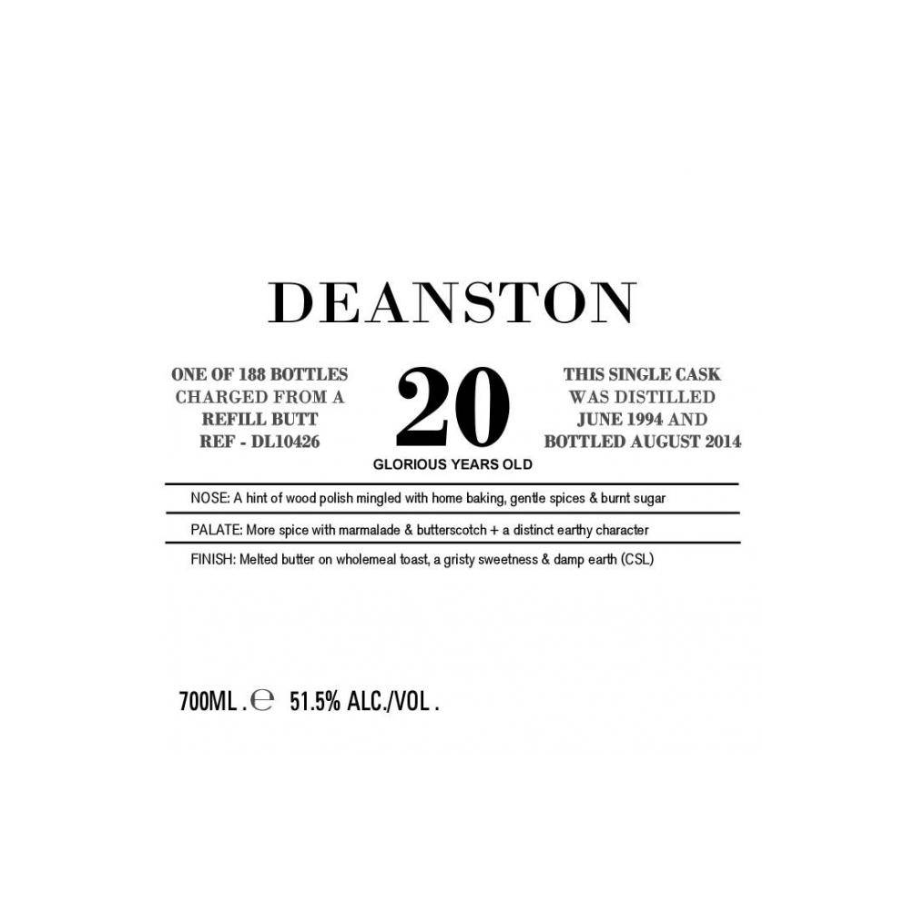 Deanston Old Particular 1994 20 Years Single Malt Whisky 2
