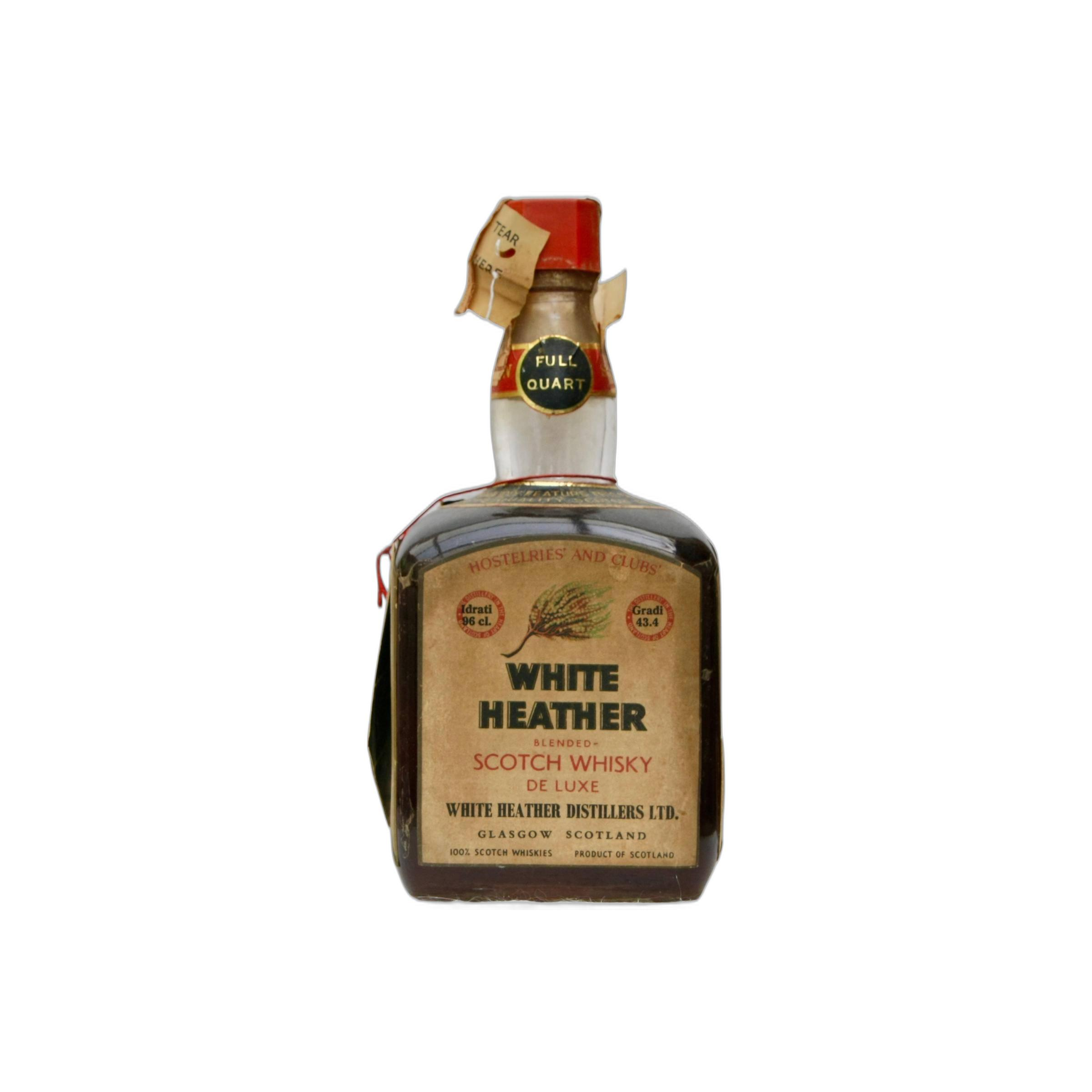 White Heather Blended Scotch Whisky De Luxe
