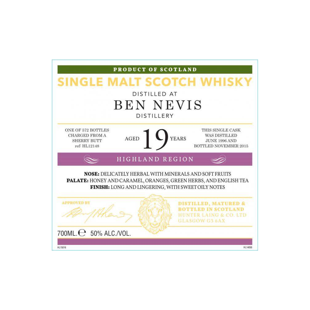 Ben Nevis Old Malt Cask 1996 19 Years Single Malt Whisky 2