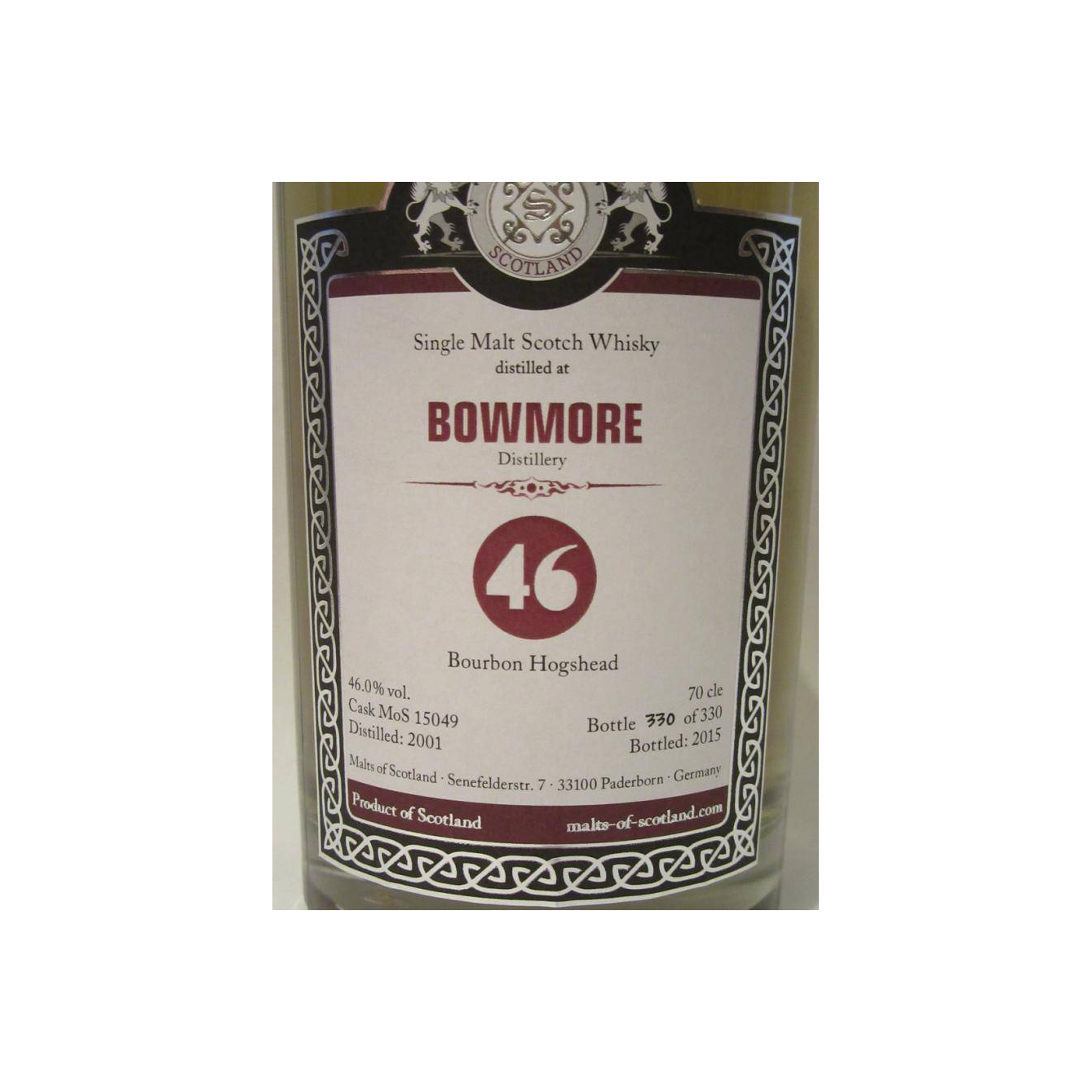 Bowmore 2001 14 Years Single Malt Whisky 2