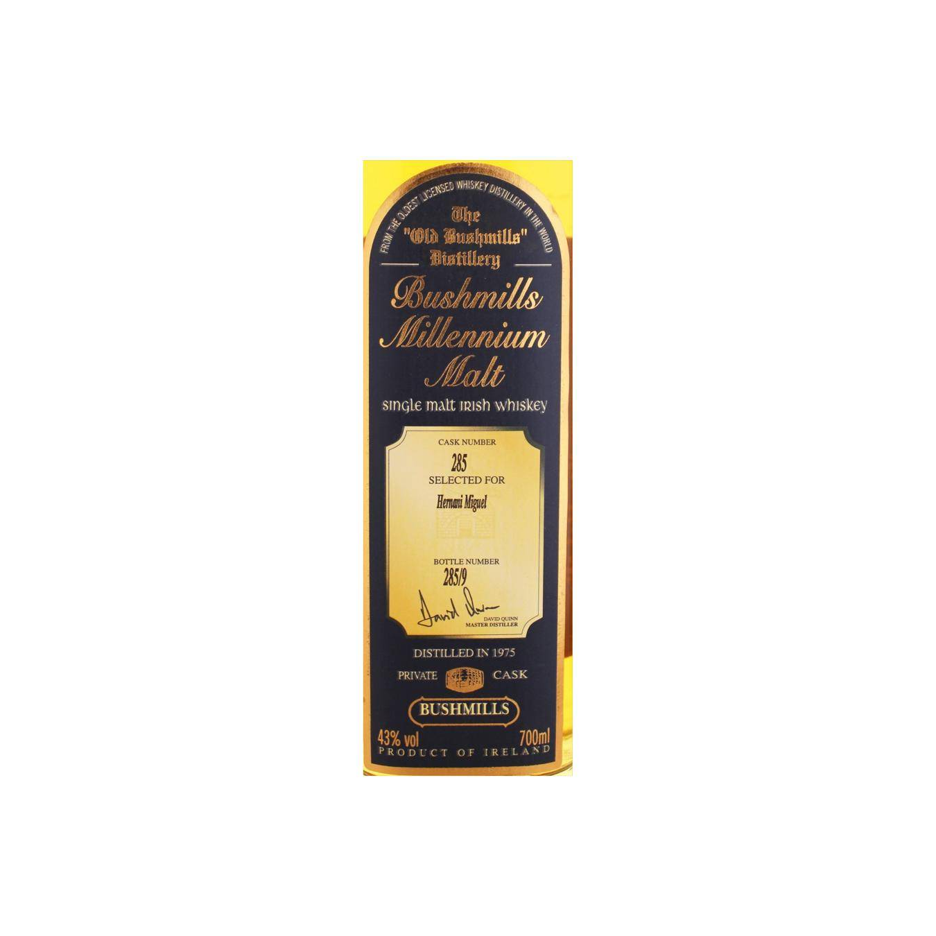 Bushmills 1975 Single Malt Whisky