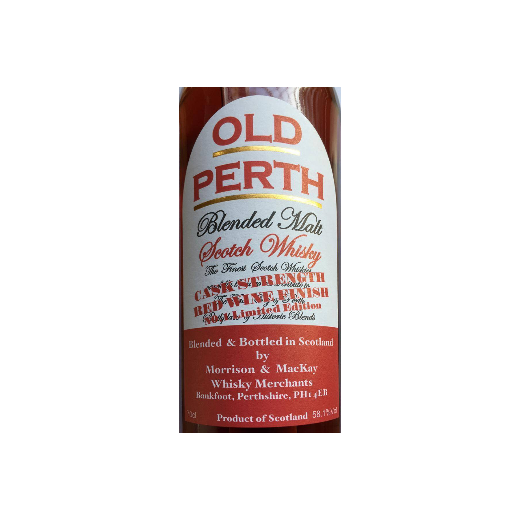 Old Perth Cask Strength - Red Wine Finish MMcK 3
