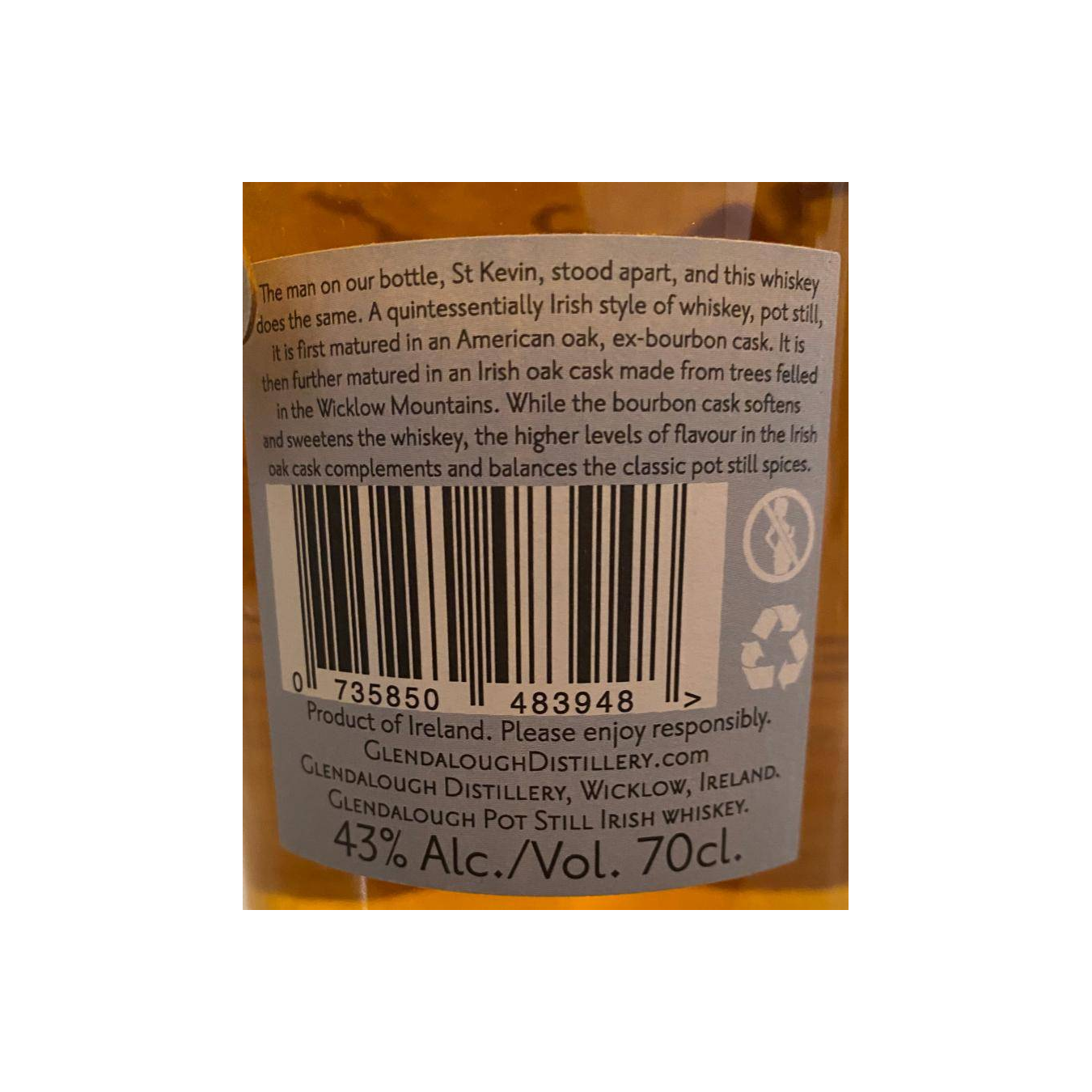 Glendalough Single Pot Still Whisky 2