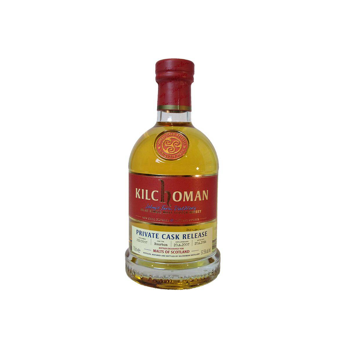 Kilchoman 2007 9 Years Single Malt Whisky