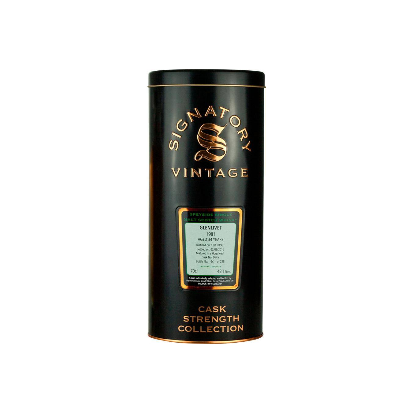 The Glenlivet Cask Strength Collection 1981 34 Years Single Malt Whisky 2