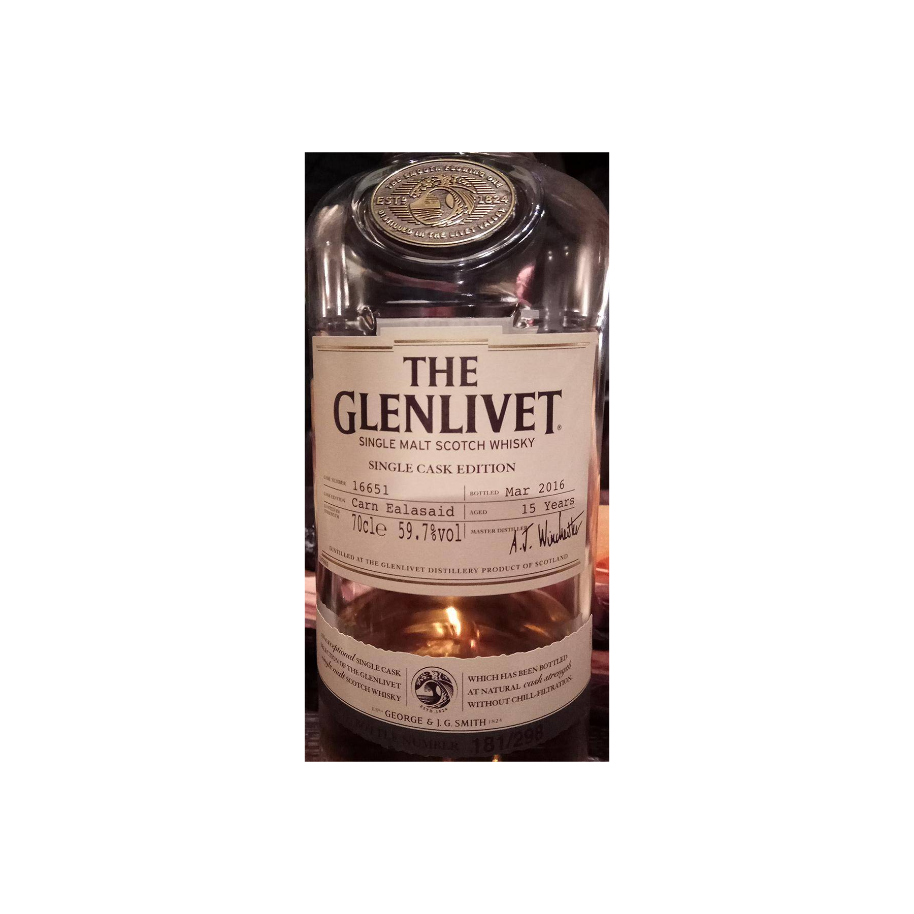 The Glenlivet 15 Years Single Malt Whisky