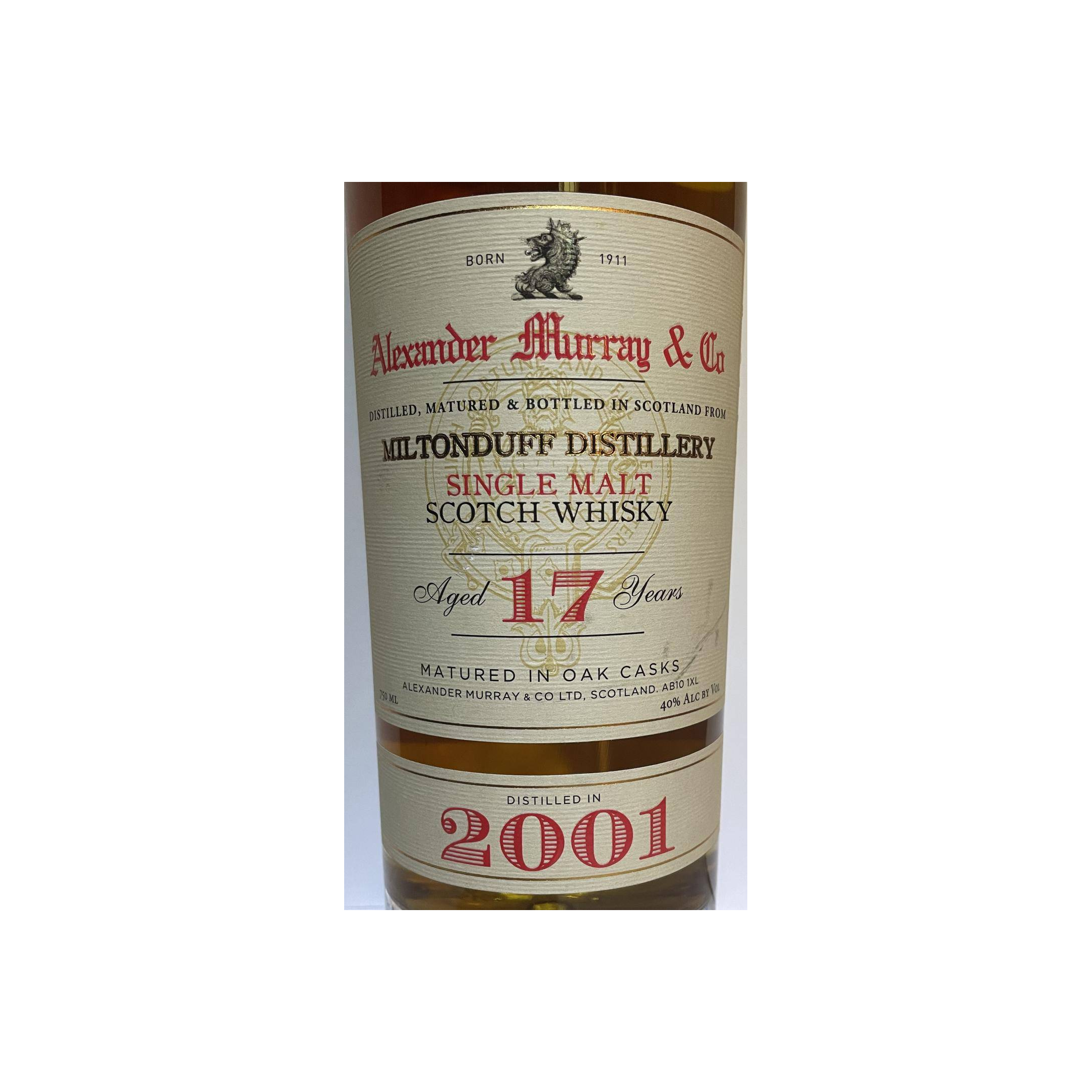 Miltonduff 2001 17 Years Single Malt Whisky 2