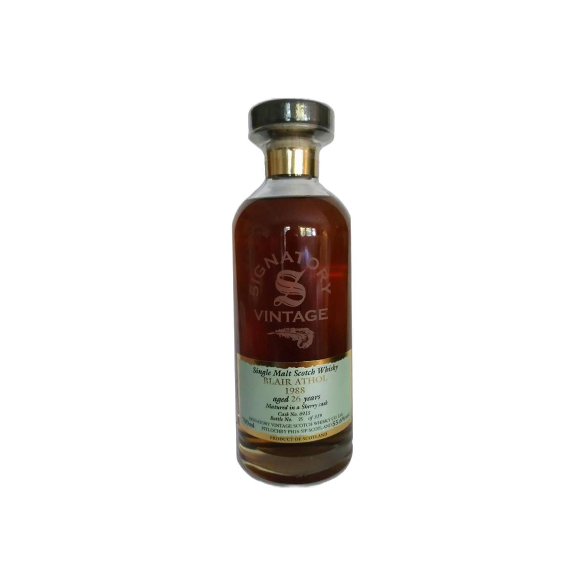 Blair Athol Vintage Collection 1988 26 Years Single Malt Whisky