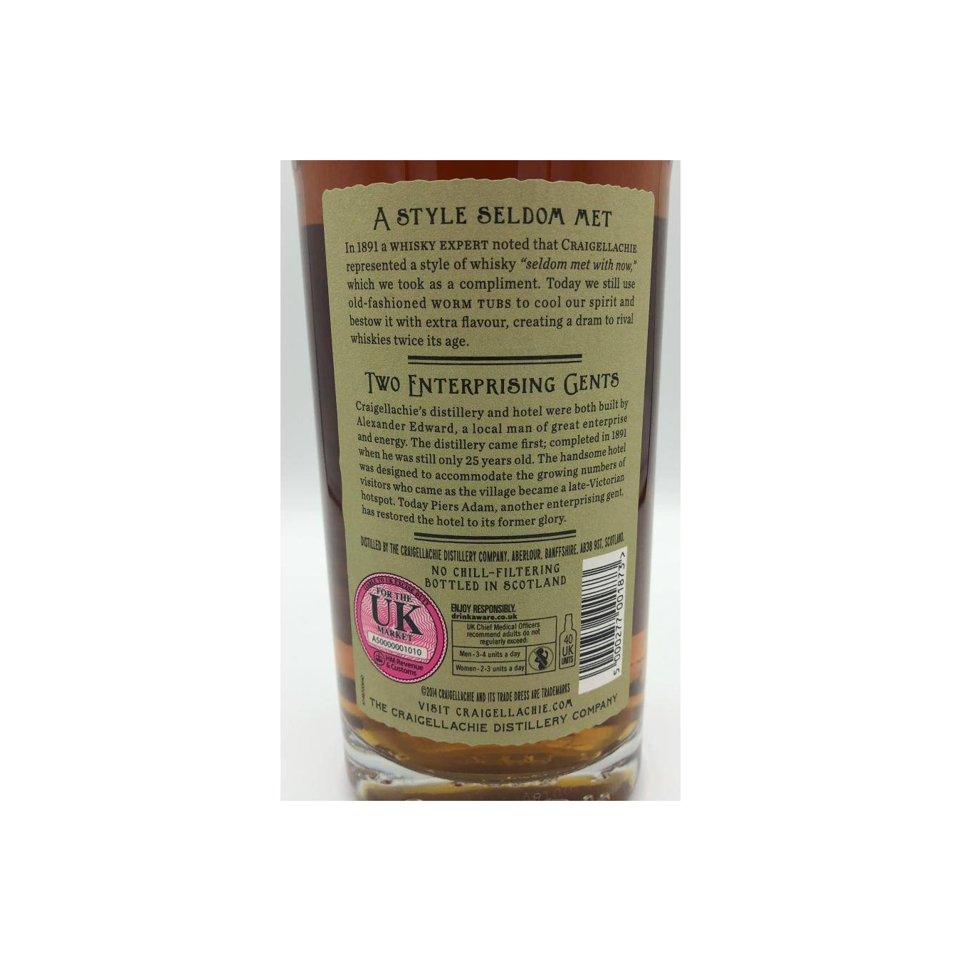 Craigellachie 21 Years Single Malt Whisky 3