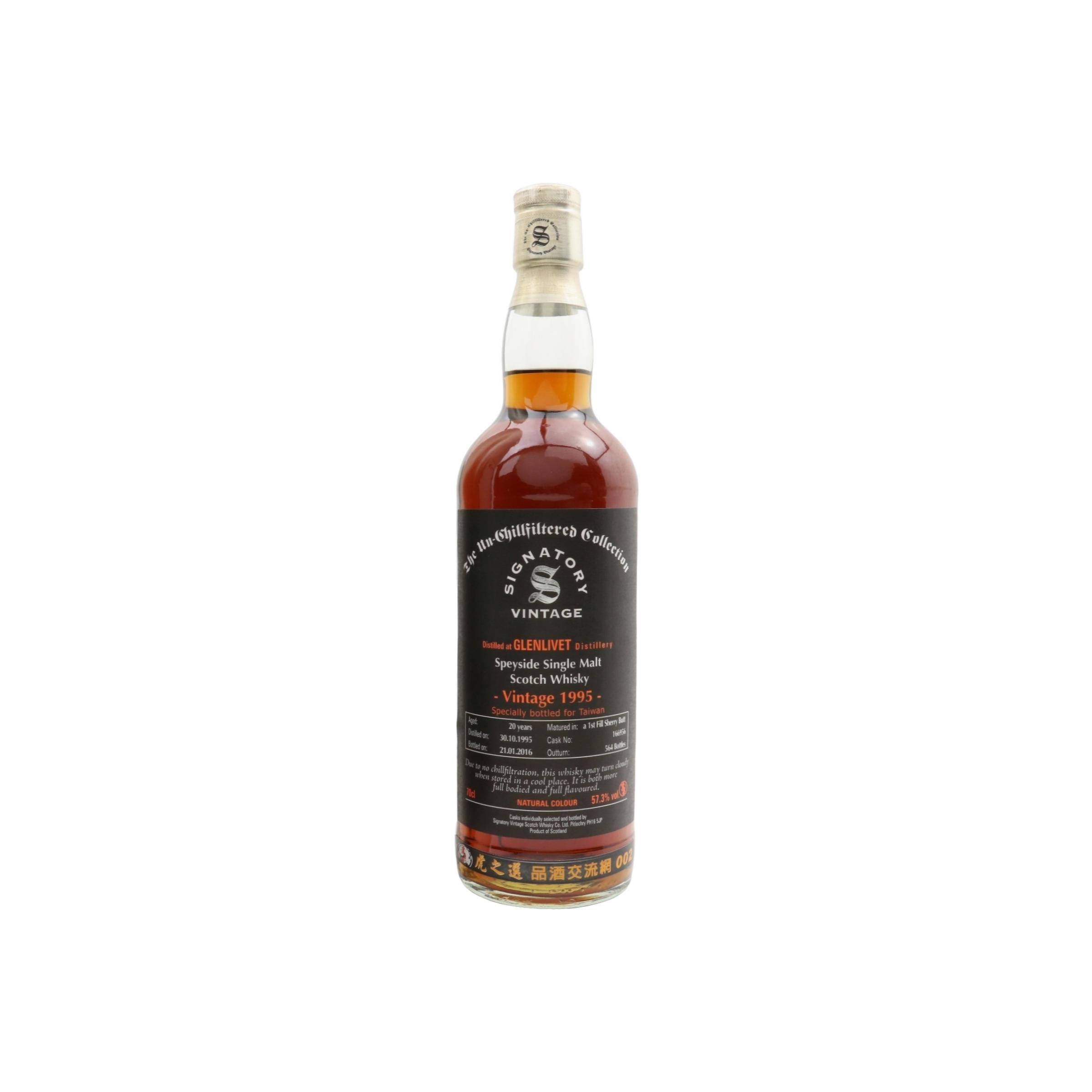The Glenlivet 1995 20 Years Single Malt Whisky