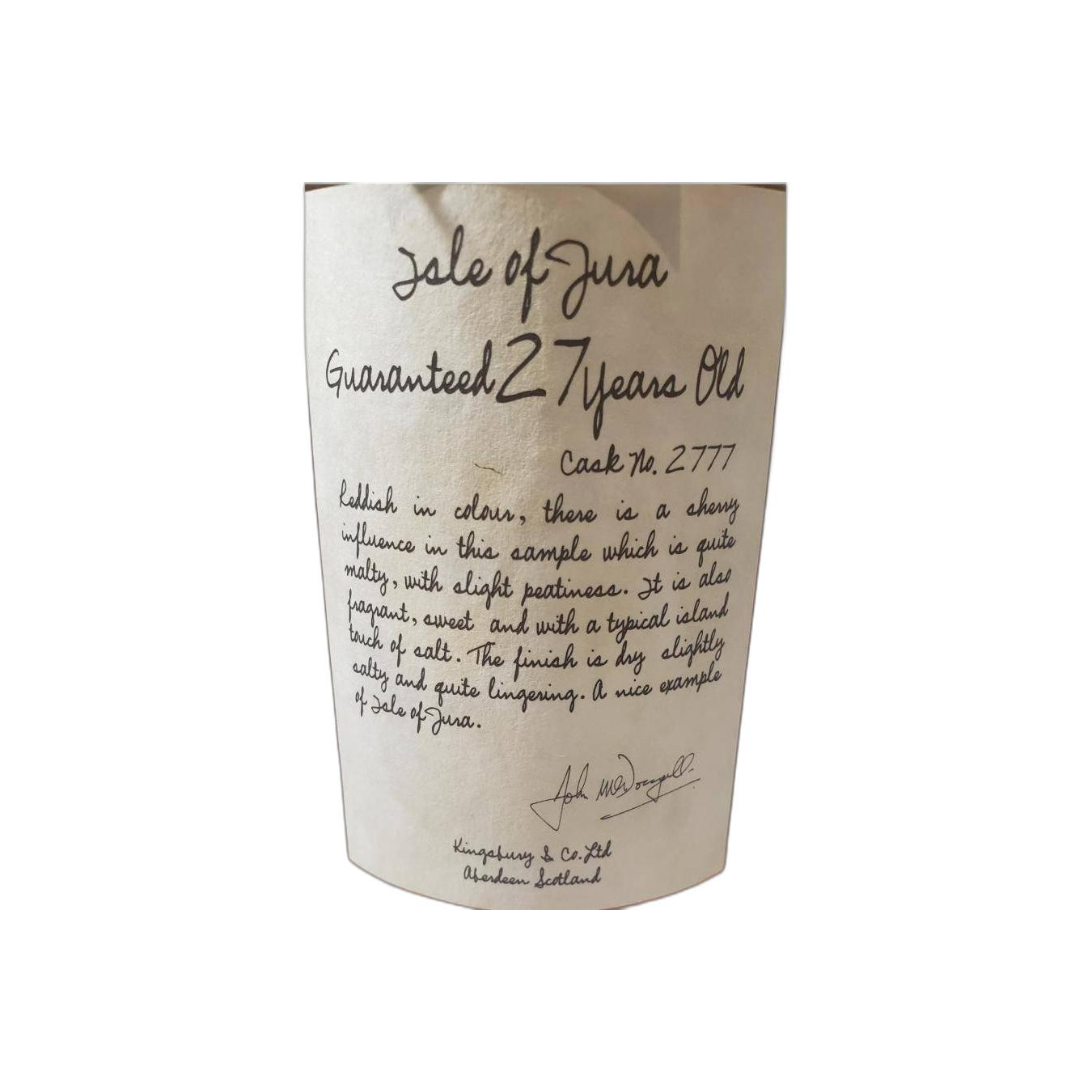 Jura 27 Years Single Malt Whisky 3