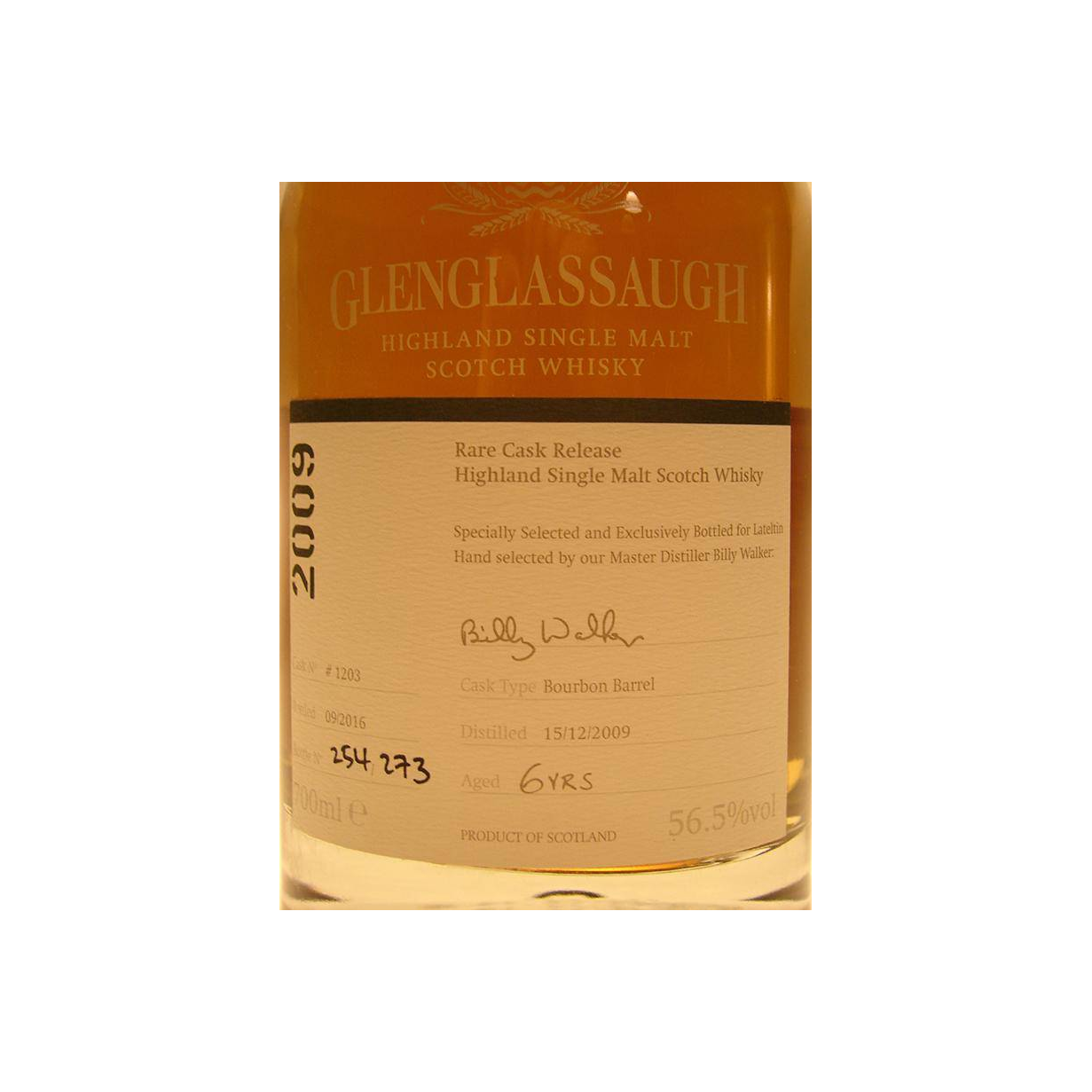 Glenglassaugh 2009 6 Years Single Malt Whisky 3