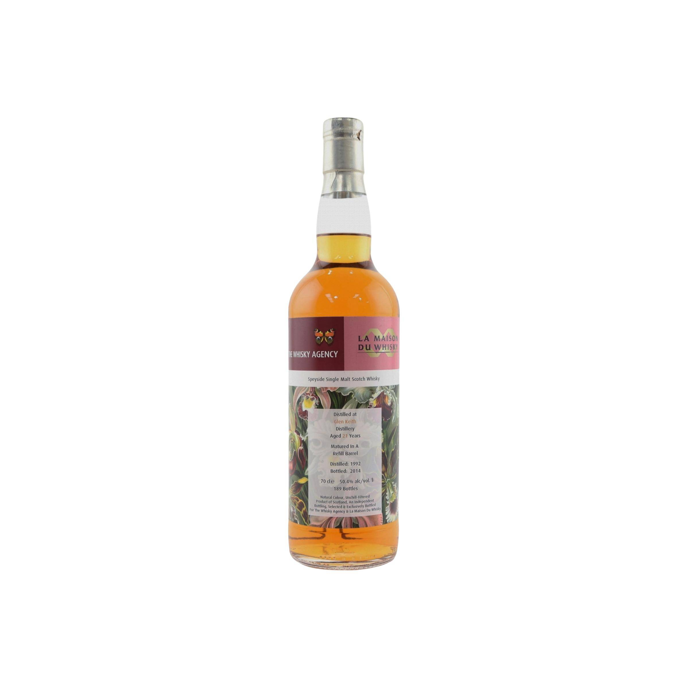 Glen Keith 1992 21 Years Single Malt Whisky