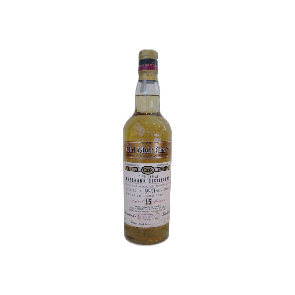 Rosebank Old Malt Cask 1990 15 Years Single Malt Whisky