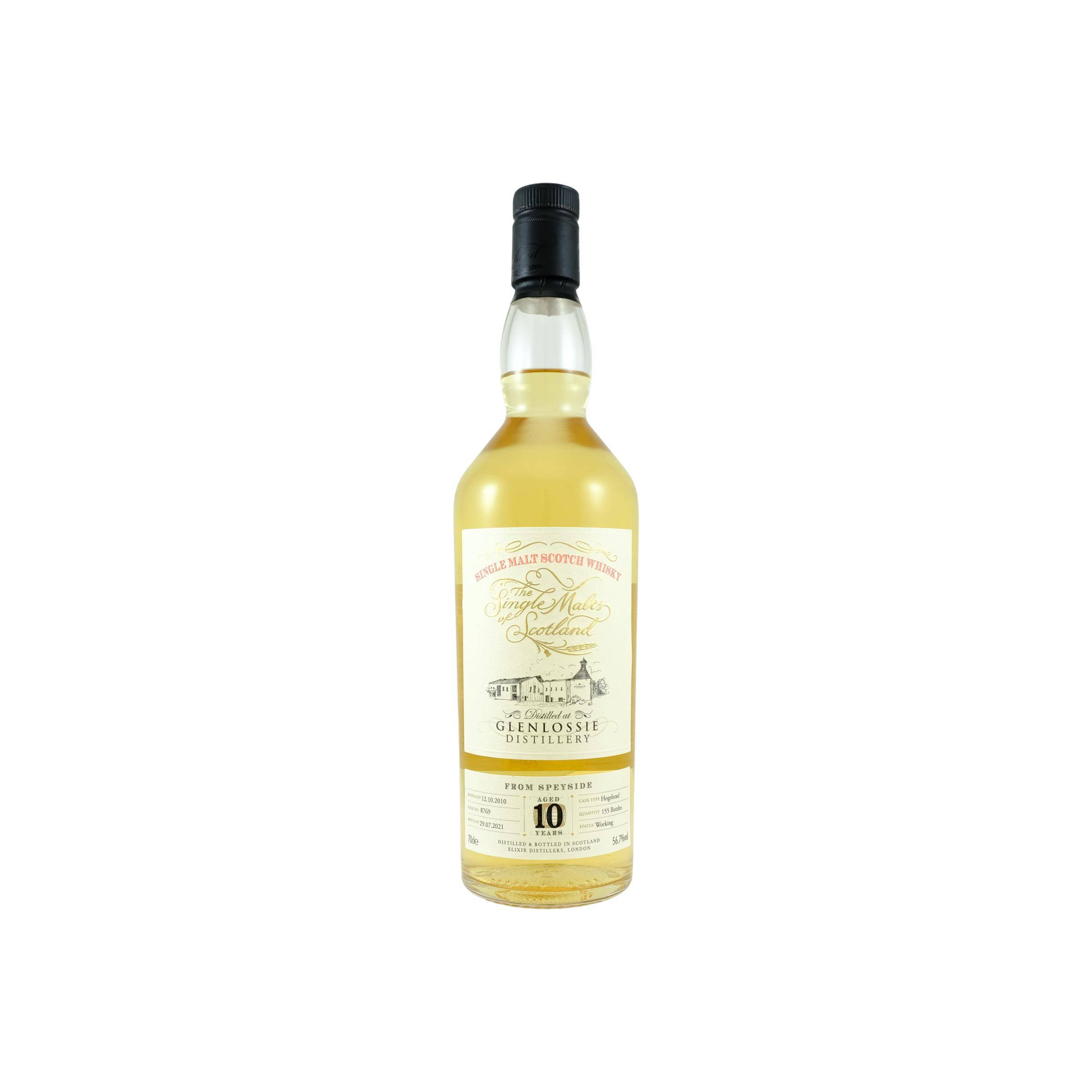 Glenlossie The Single Malts of Scotland 2010 10 Years Single Malt Whisky