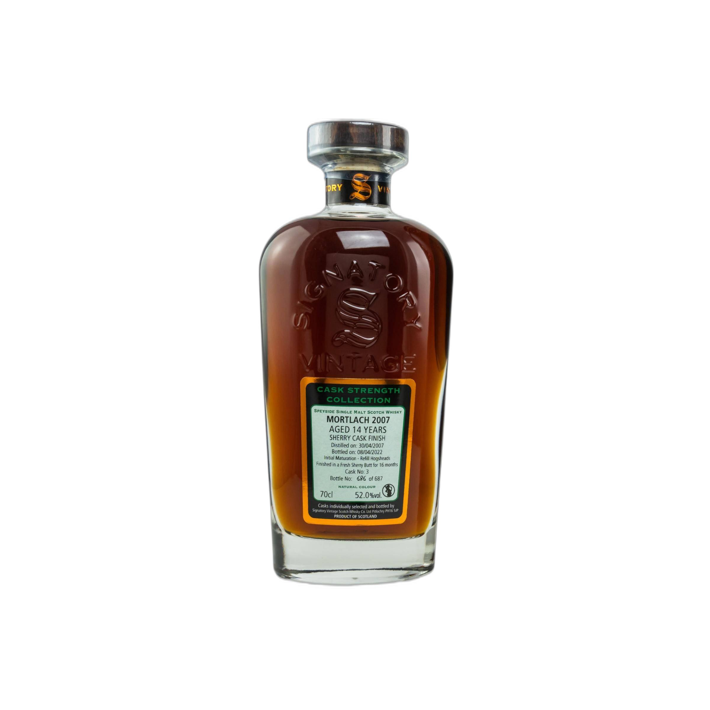 Mortlach Cask Strength Collection 2007 14 Years Single Malt Whisky