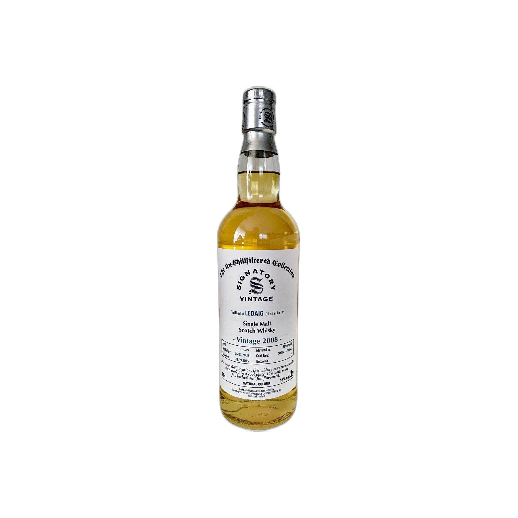 Tobermory The Un-Chillfiltered Collection 2008 7 Years Single Malt Whisky