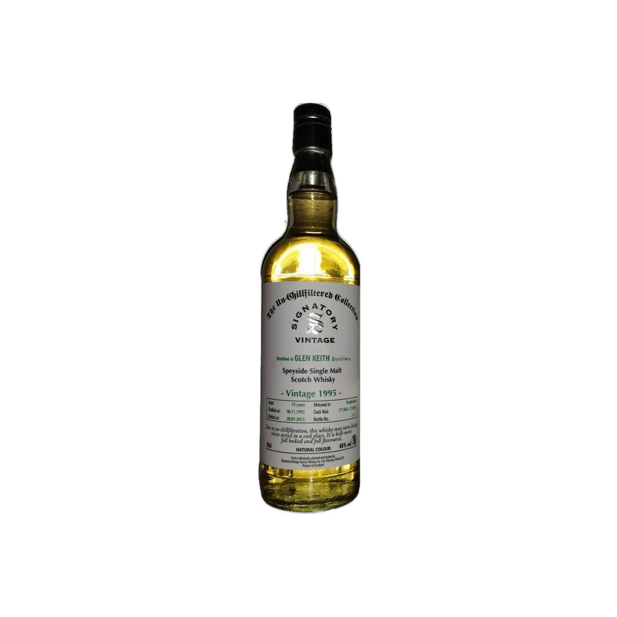 Glen Keith The Un-Chillfiltered Collection 1995 19 Years Single Malt Whisky