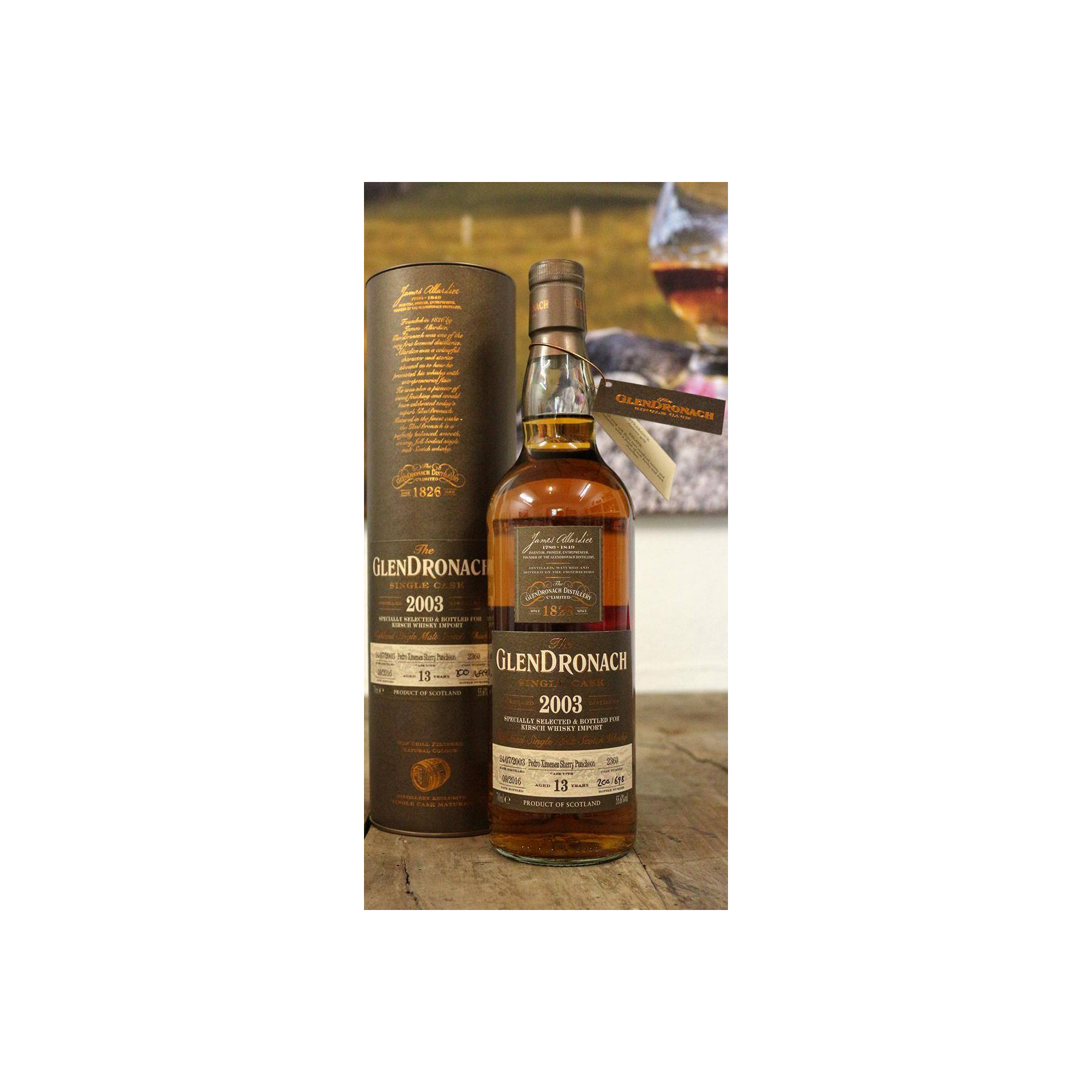 GlenDronach Single Cask 2003 13 Years Single Malt Whisky