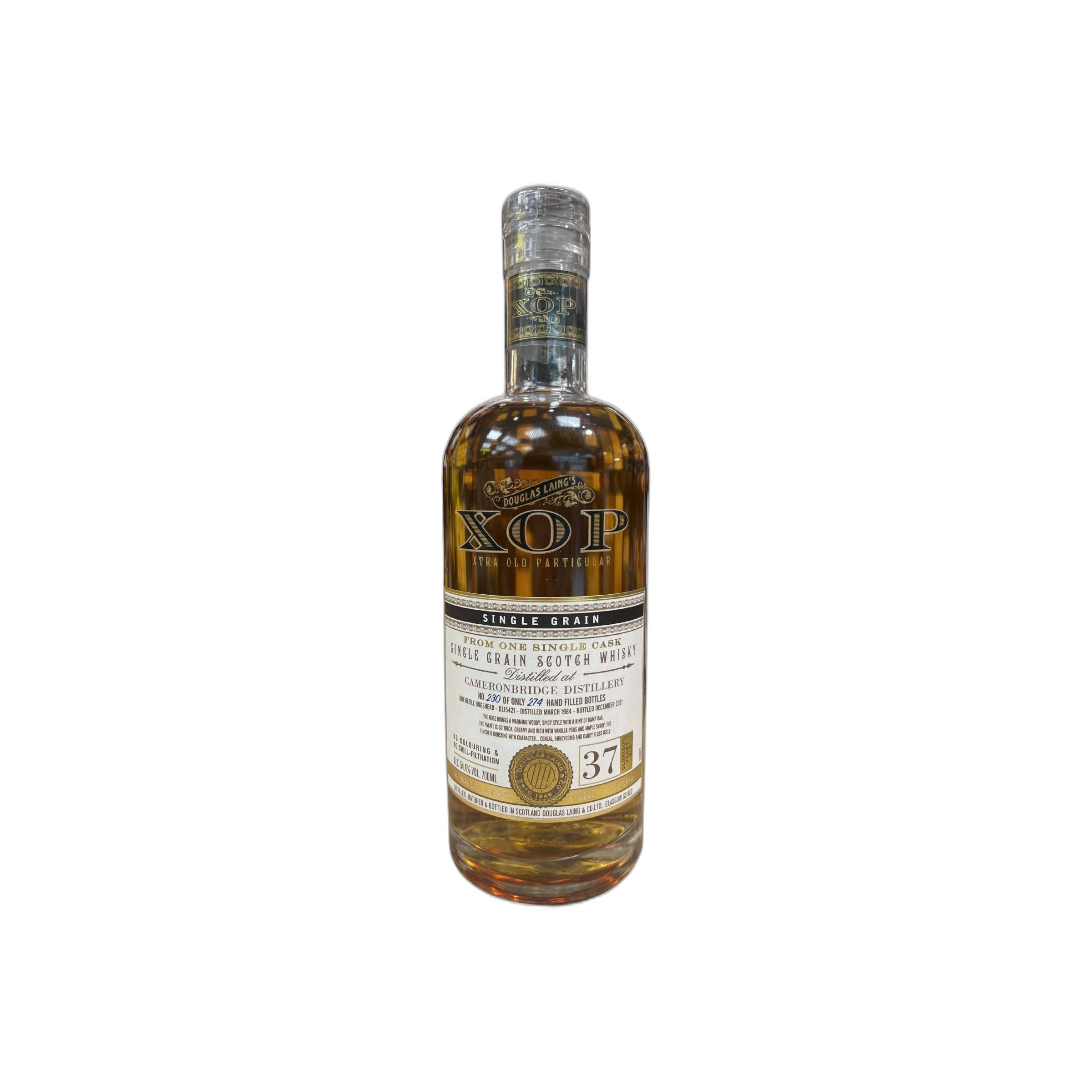 Cameronbridge 1984 37 Years Single Grain Whisky