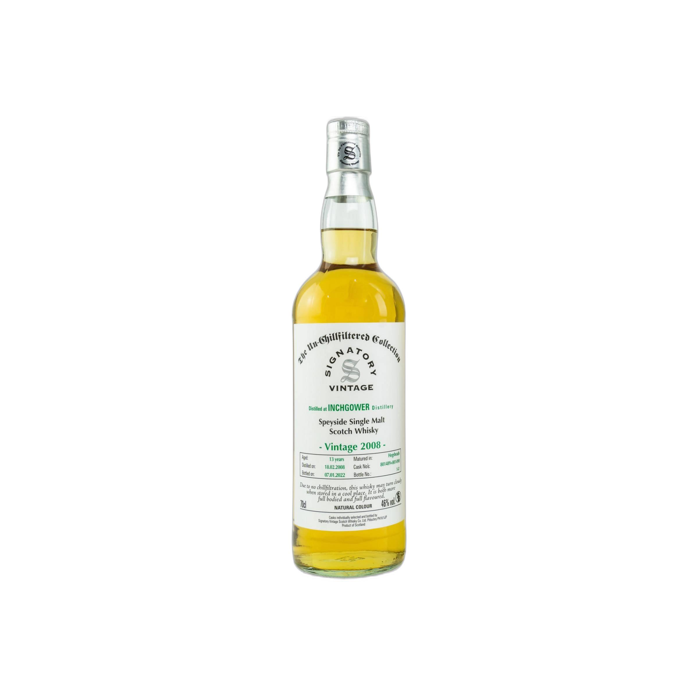 Inchgower The Un-Chillfiltered Collection 2008 13 Years Single Malt Whisky