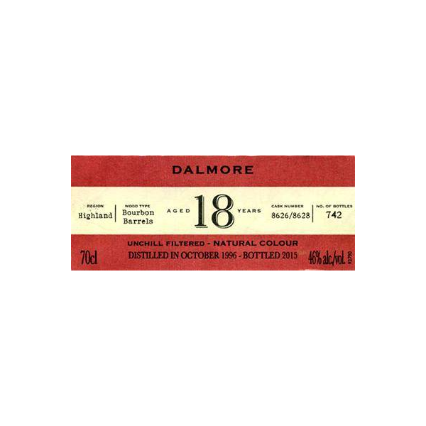 The Dalmore 1996 18 Years Single Malt Whisky 2