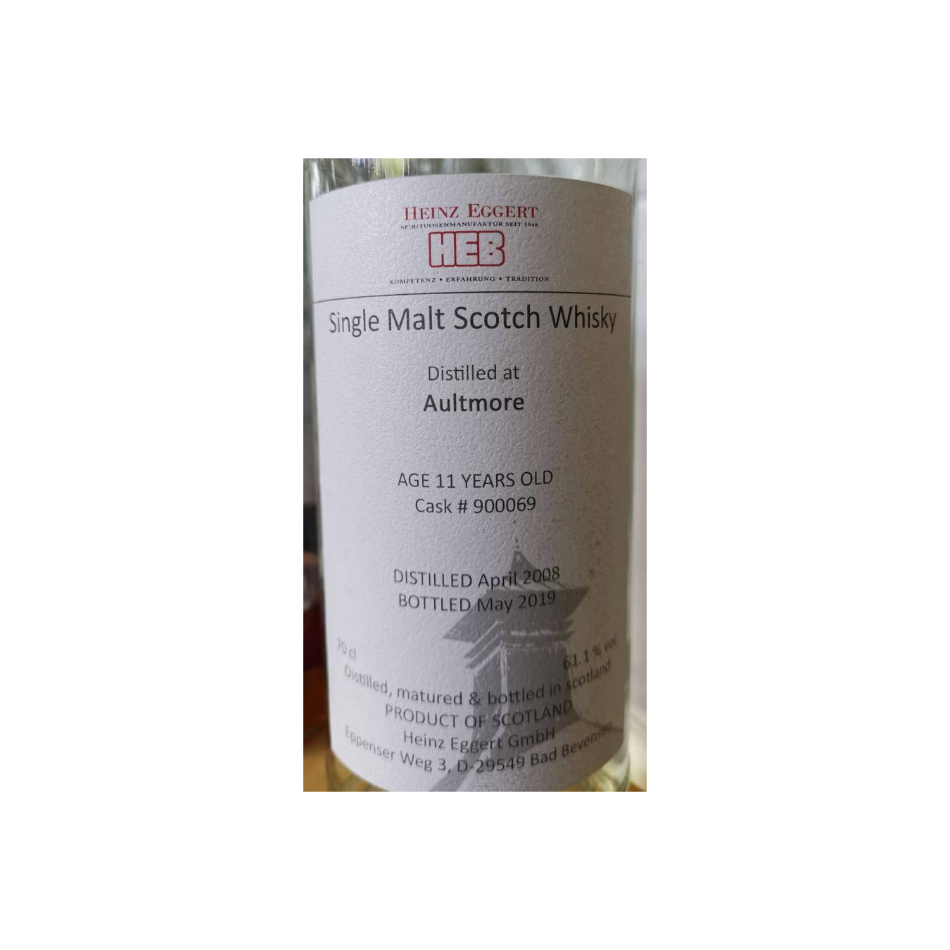 Aultmore 2008 11 Years Single Malt Whisky