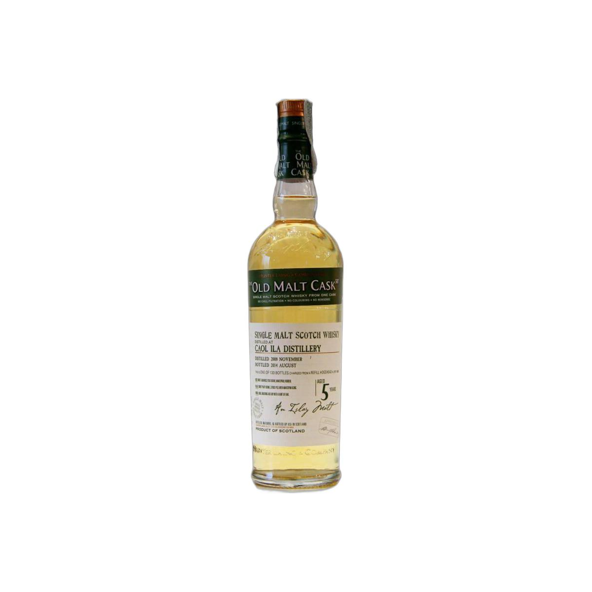Caol Ila Old Malt Cask 2008 5 Years Single Malt Whisky