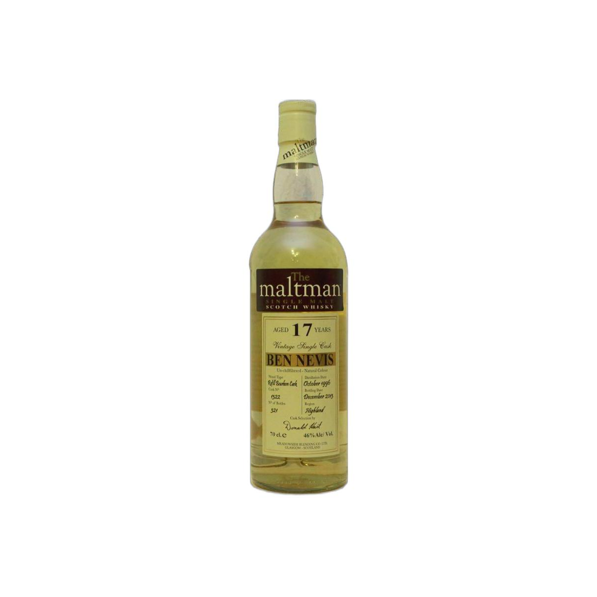 Ben Nevis 1996 17 Years Single Malt Whisky