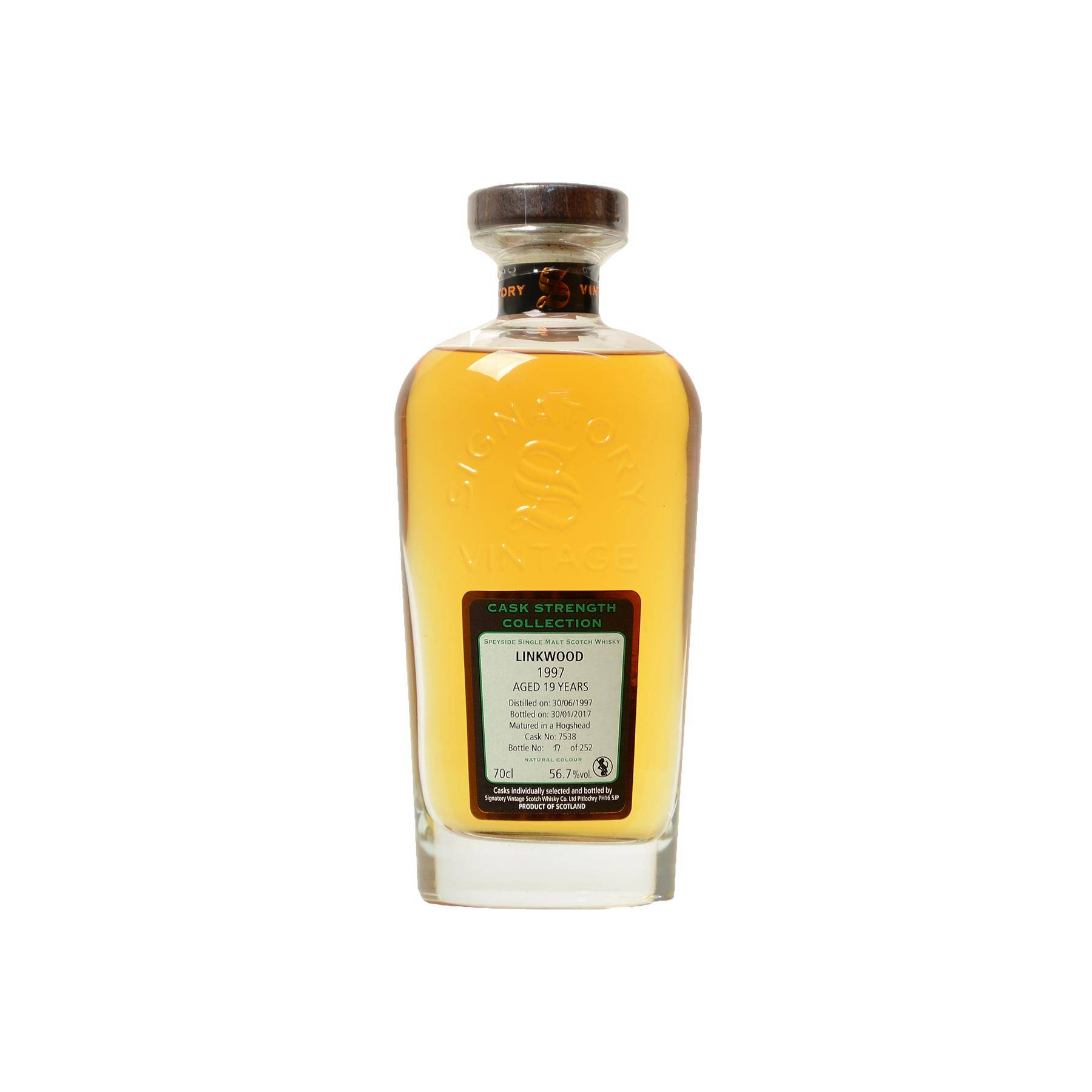Linkwood Cask Strength Collection 1997 19 Years Single Malt Whisky