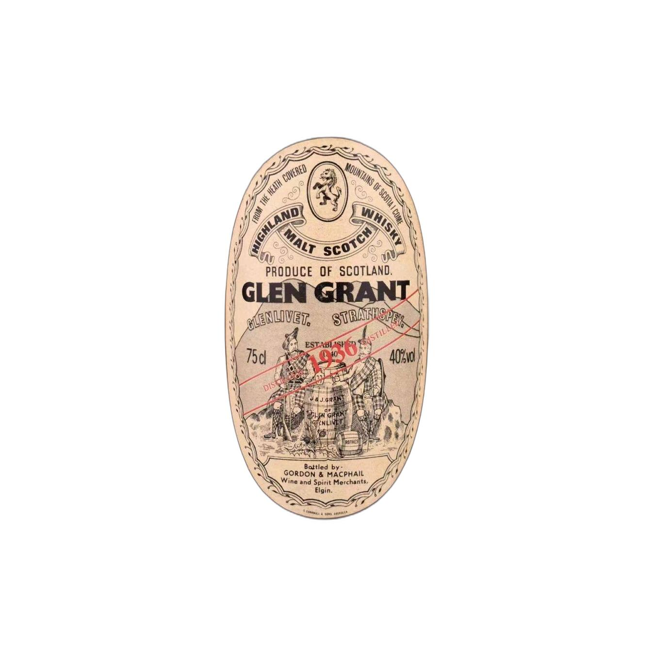 Glen Grant Licensed Bottling 1936 50 Years Single Malt Whisky 3
