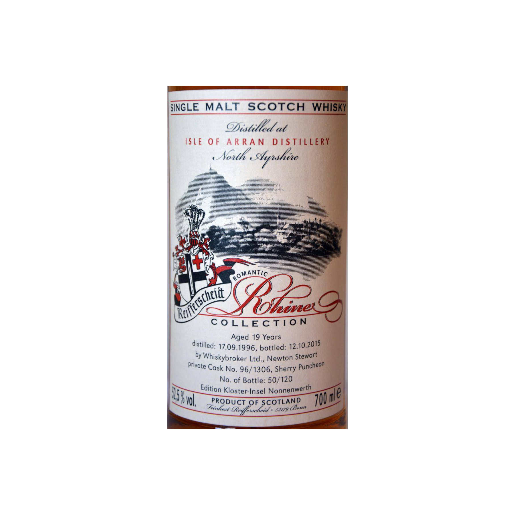Arran 1996 19 Years Single Malt Whisky