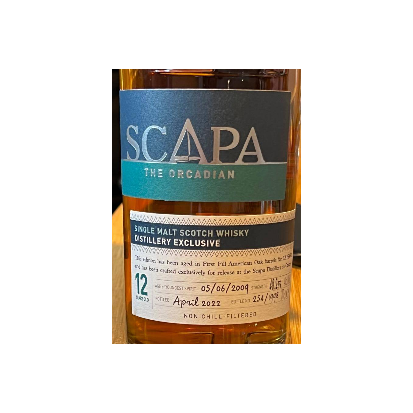 Scapa 2009 12 Years Single Malt Whisky