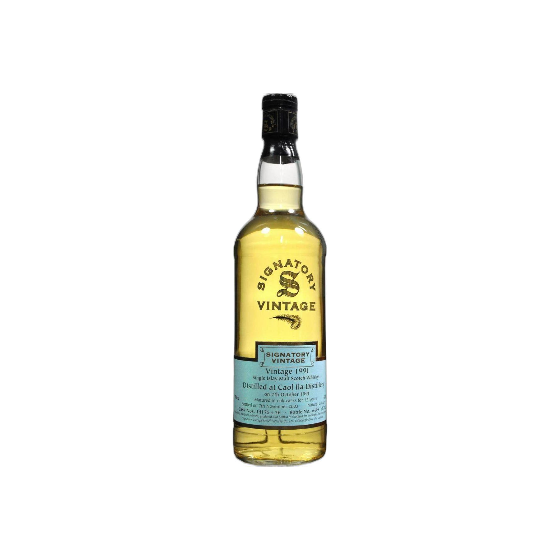Caol Ila Vintage Collection 1991 12 Years Single Malt Whisky