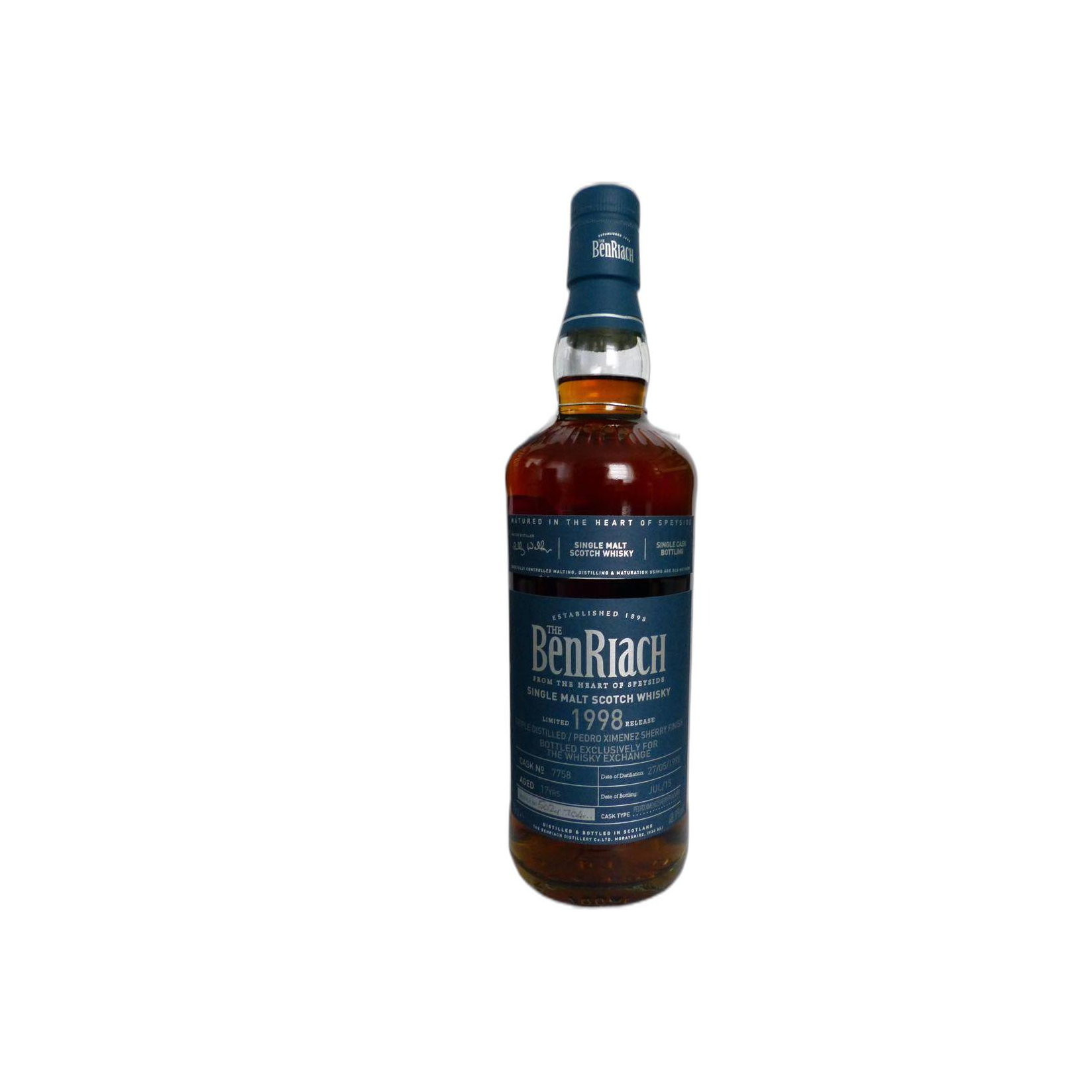 BenRiach Individual Cask Bottling 1998 17 Years Single Malt Whisky