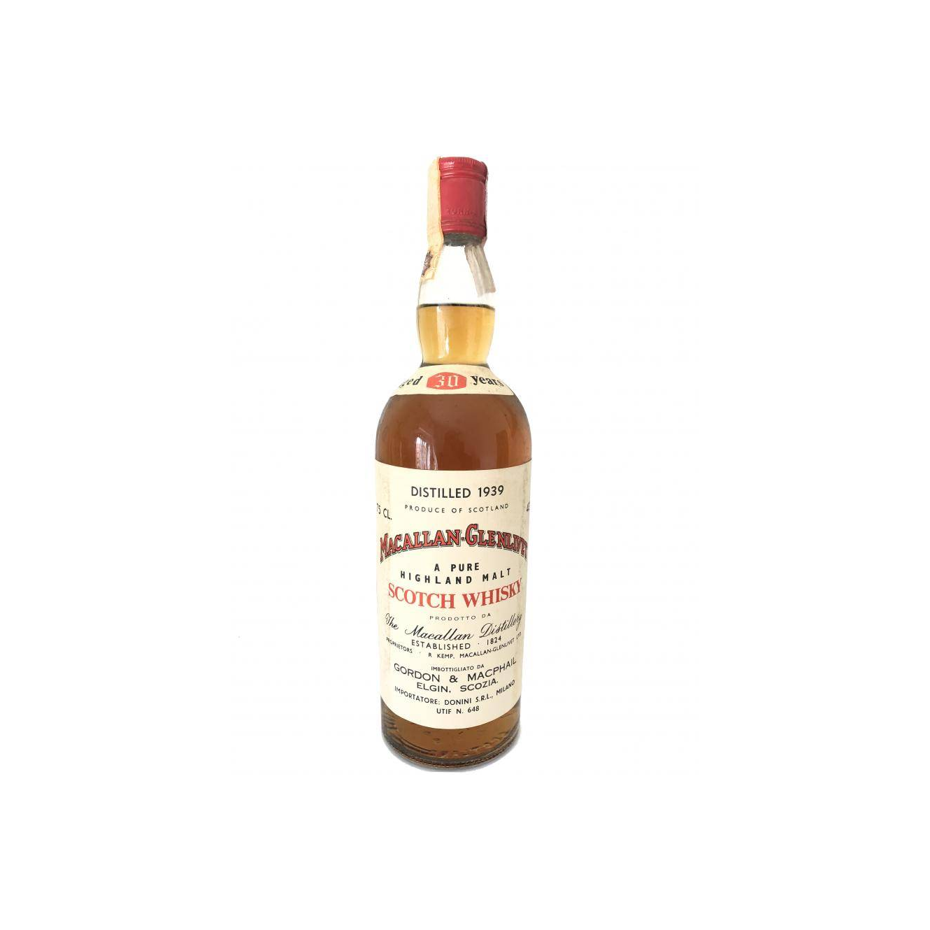 The Macallan 1939 30 Years Single Malt Whisky