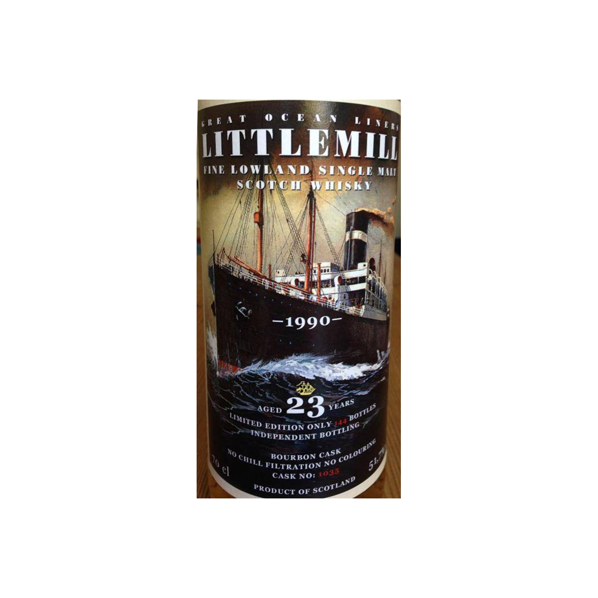 Littlemill 1990 23 Years Single Malt Whisky 3